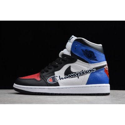 Nike Air Jordan 1 Retro High Og Siyah / Kırmızı / Mavi Basketbol Ayakkabısı Türkiye - GTWO4W4H